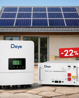 Deye 6KW Hibridni Inverter + Deye Baterija 5KW SE-G5.1 Pro-C