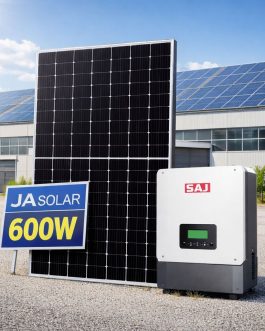 50KW JA Solar 600W Panela + SAJ 50KW Inverter